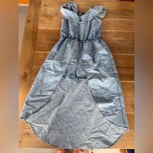 Kensie Girl Blue Denim Romper Dress